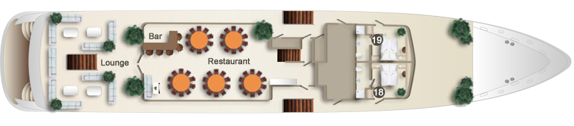 Deckplan  MS Oscar Oberdeck