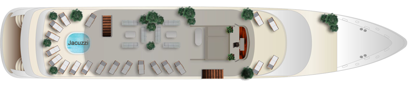 Deckplan  MS Oscar Sonnendeck